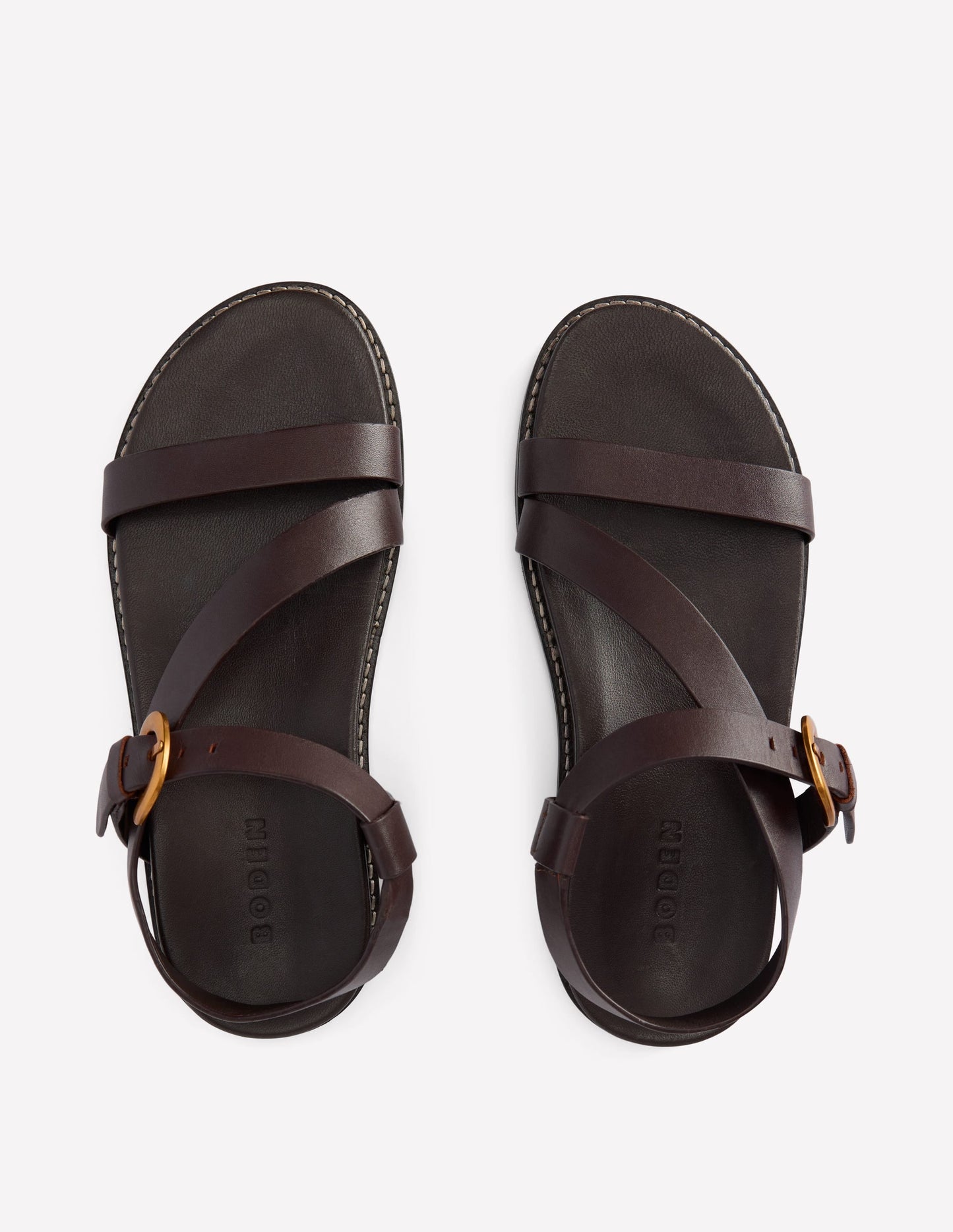 Chunky Asymmetric Sandal-Chocolate
