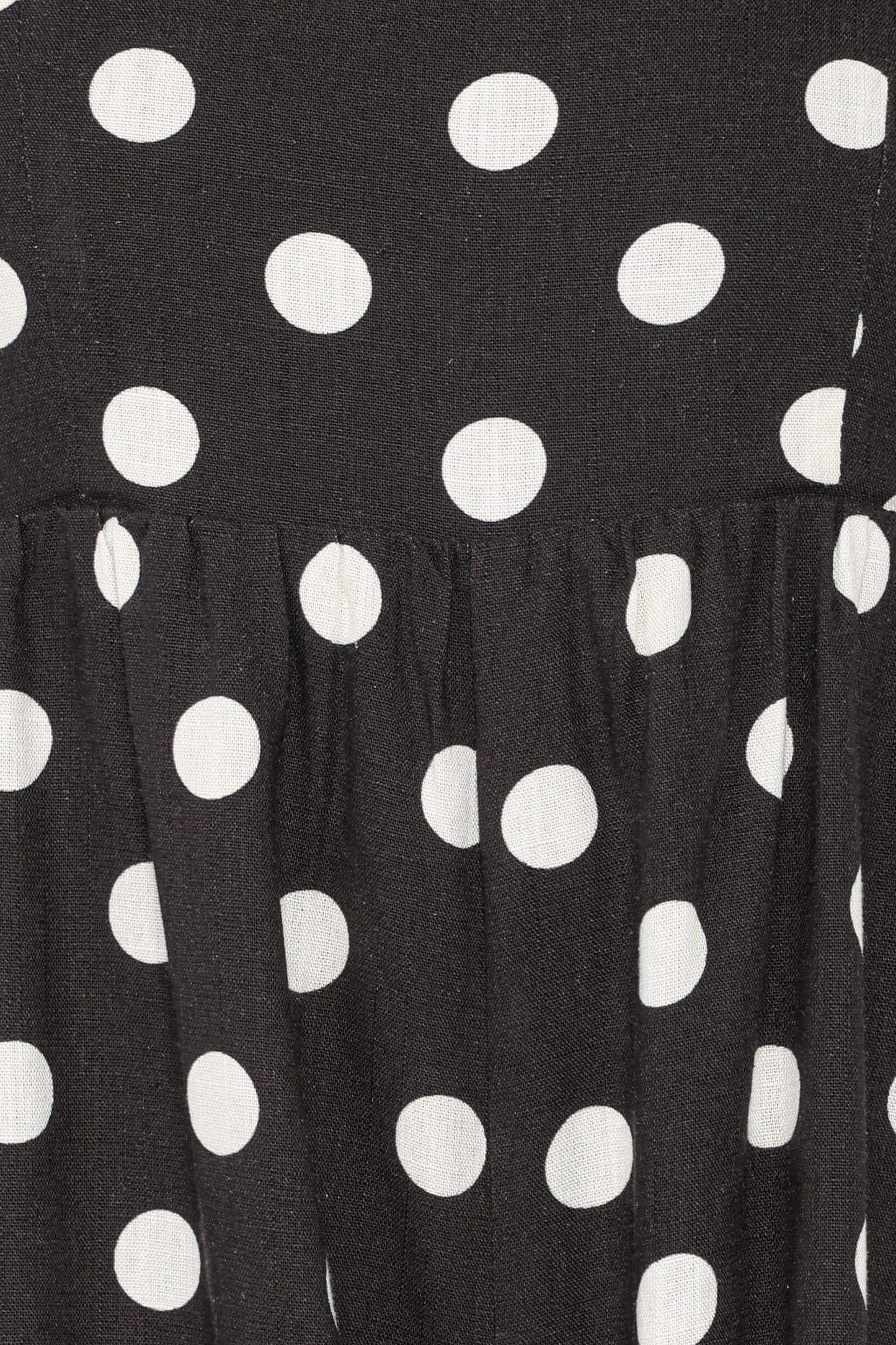 Quinley Romper - Black Polka Dot