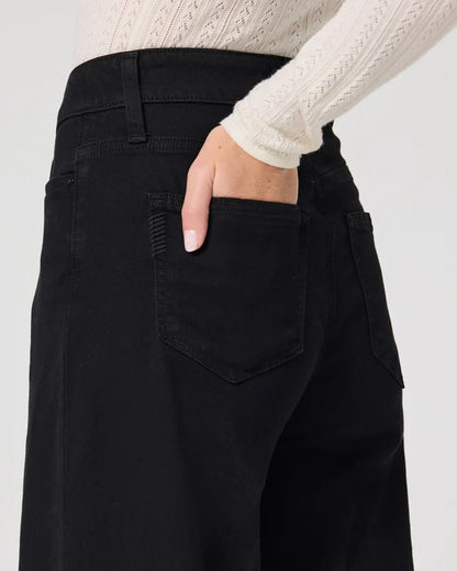 Anessa 31" Wide Leg in Black Shadow