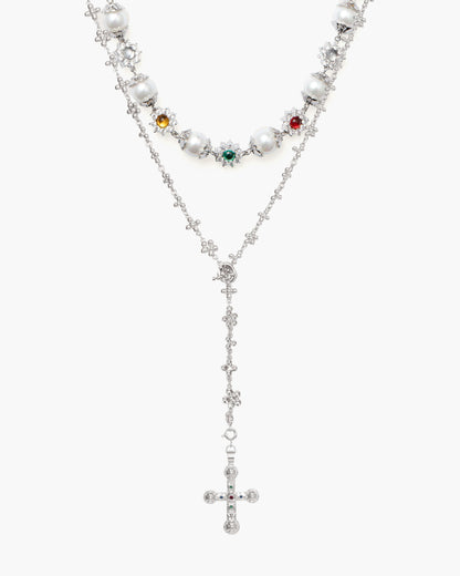 Daisy Molecule Chain in Silver