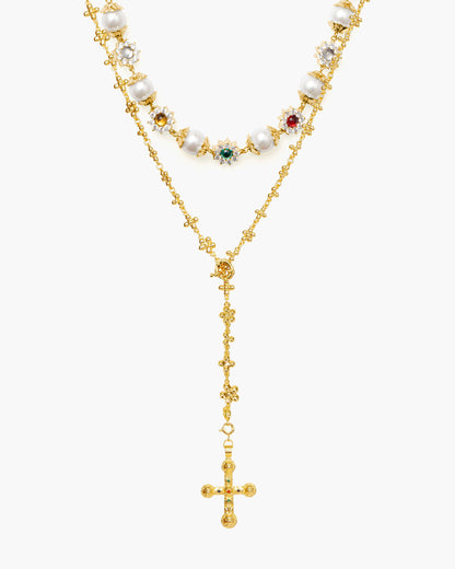Daisy Molecule Chain in Silver
