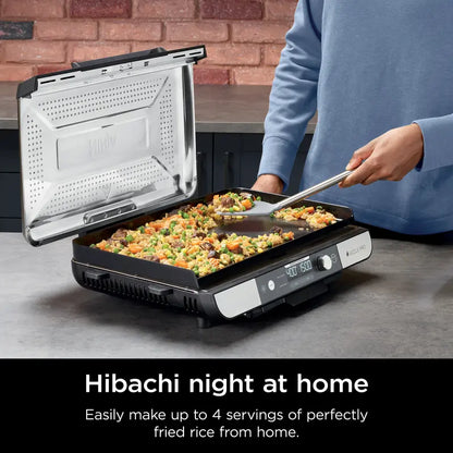 20" XL Indoor Grill & Griddle Bring BBQ Flavor Into Your Home