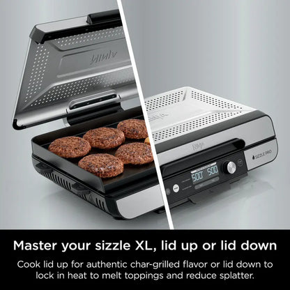 20" XL Indoor Grill & Griddle Bring BBQ Flavor Into Your Home