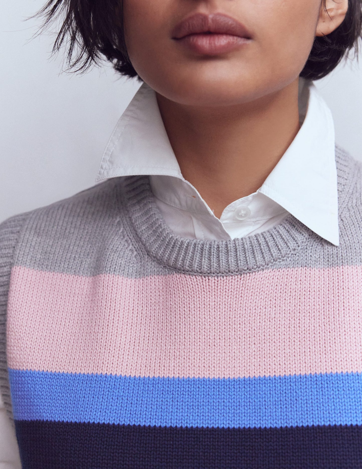 Lucy Cotton Vest-Multi, Rainbow