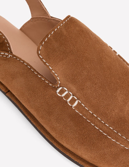 Slingback Clog-Golden Brown