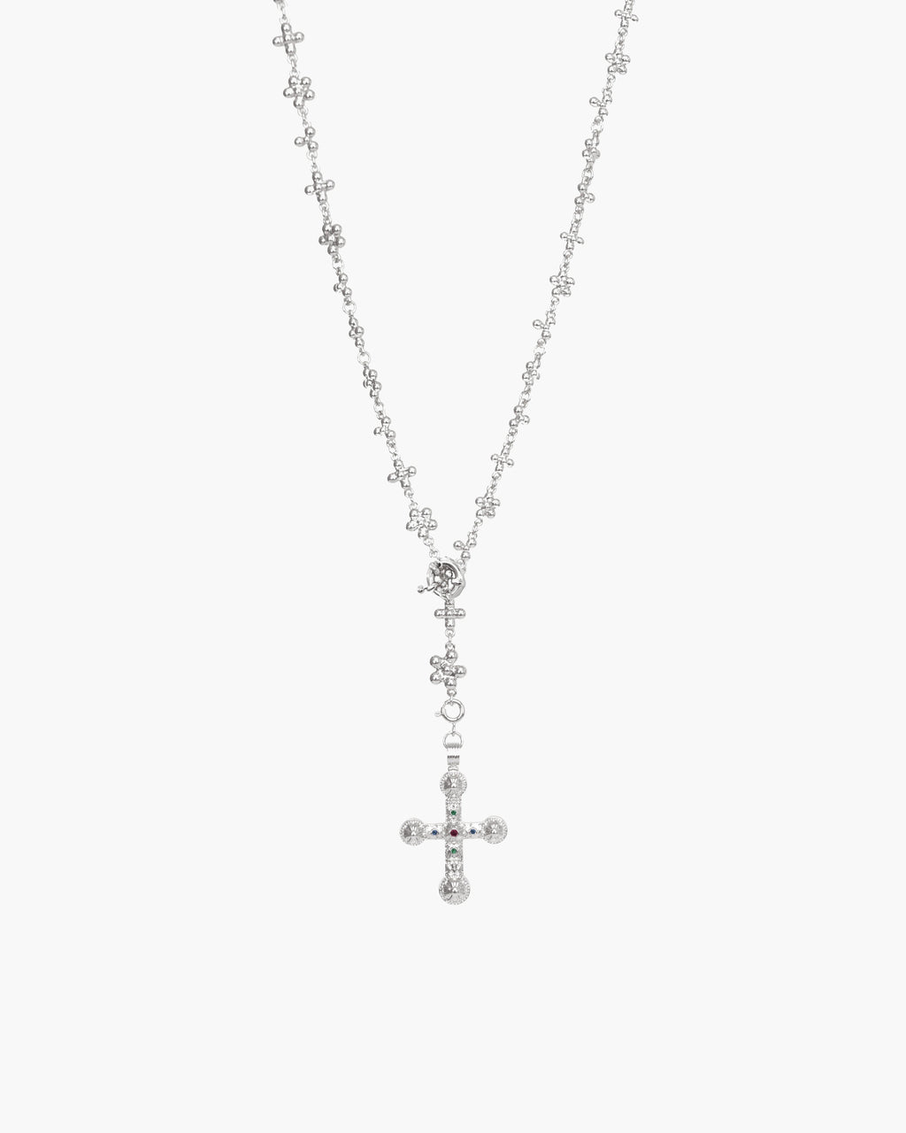 Daisy Molecule Chain in Silver