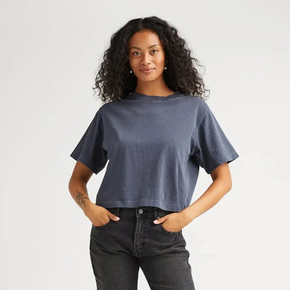 Richer Poorer Women's Relaxed Crop Tee