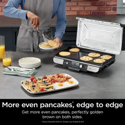 20" XL Indoor Grill & Griddle Bring BBQ Flavor Into Your Home