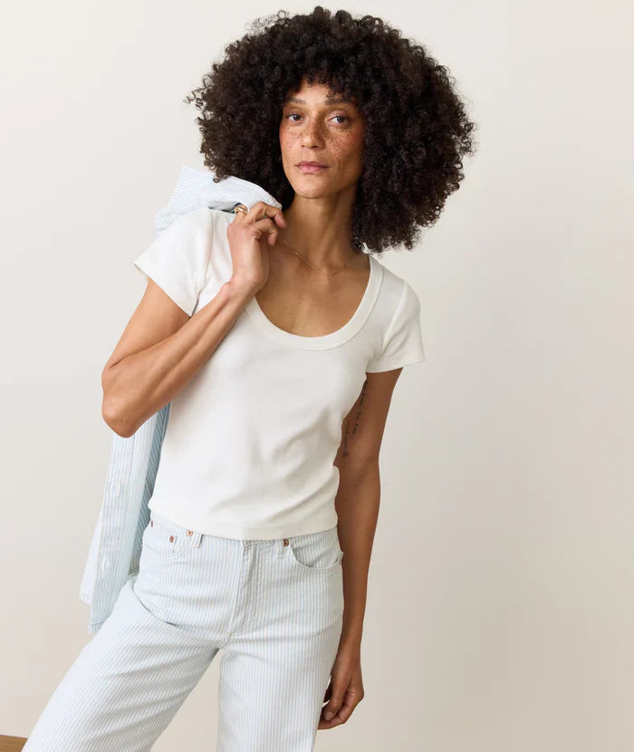 Sun-In Lexi Scoop Neck Tee