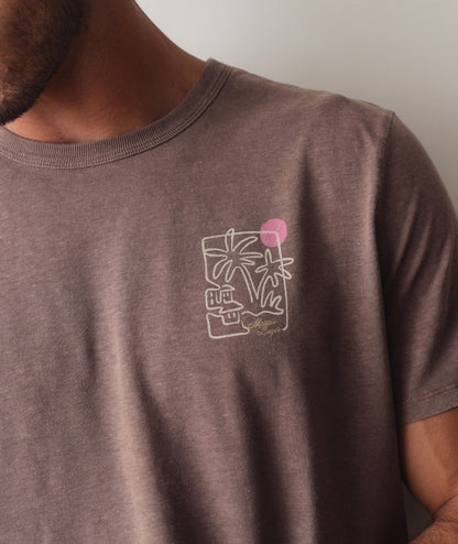 Marine Layer Relaxed Hemp Cotton Graphic Tee