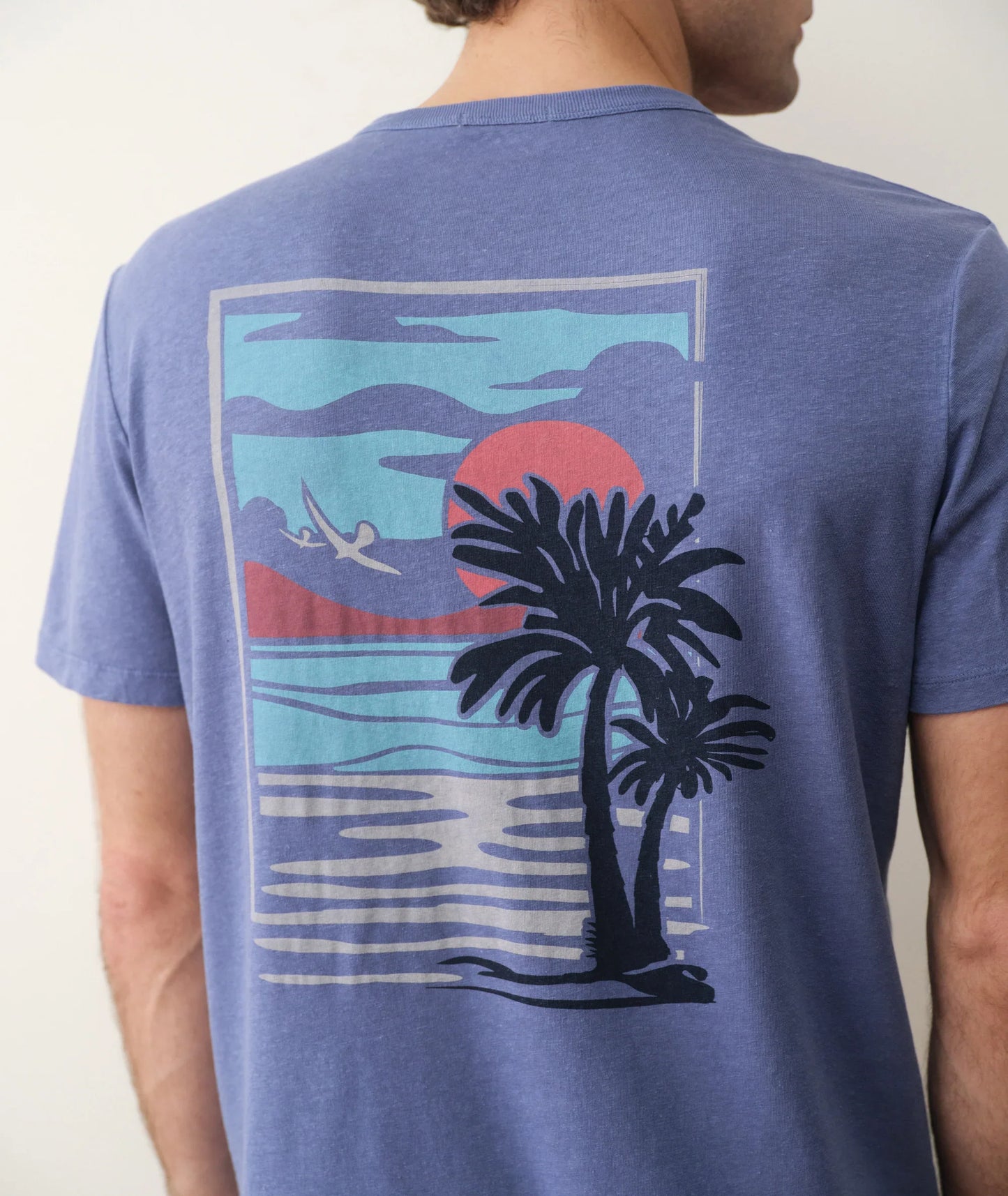 Marine Layer Relaxed Hemp Cotton Graphic Tee