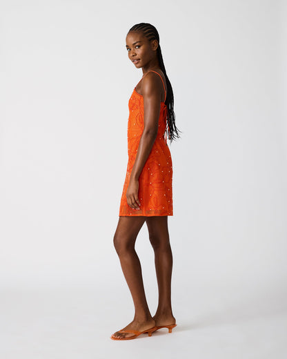 MAUREENE DRESS SALSA RED