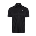 Xavier Semi-Spread Collar Polo Black