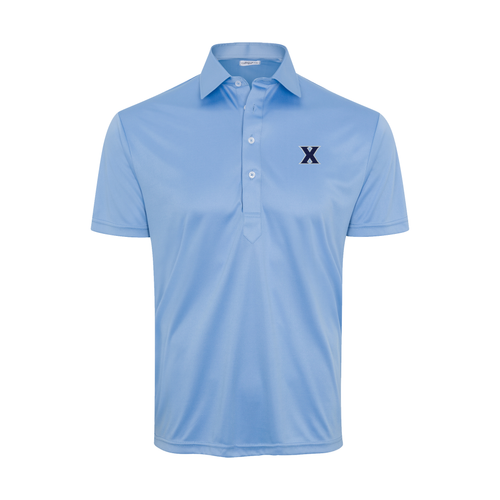 Xavier Semi-Spread Collar Polo French Blue