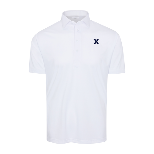 Xavier Semi-Spread Collar Polo White
