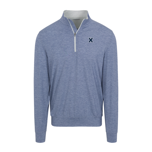 Xavier Velocity Performance Quarter Zip Dark Steel Blue