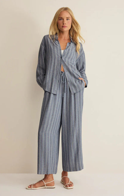 The Perfect Striped Button Up