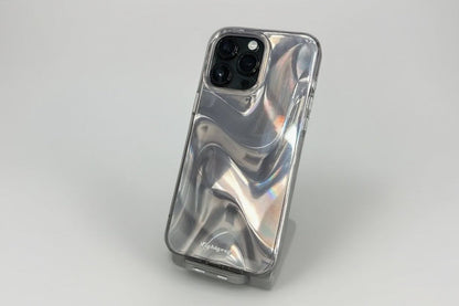 Silver ShineFlow Phone Case