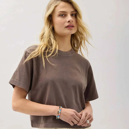 Richer Poorer Women's Relaxed Crop Tee