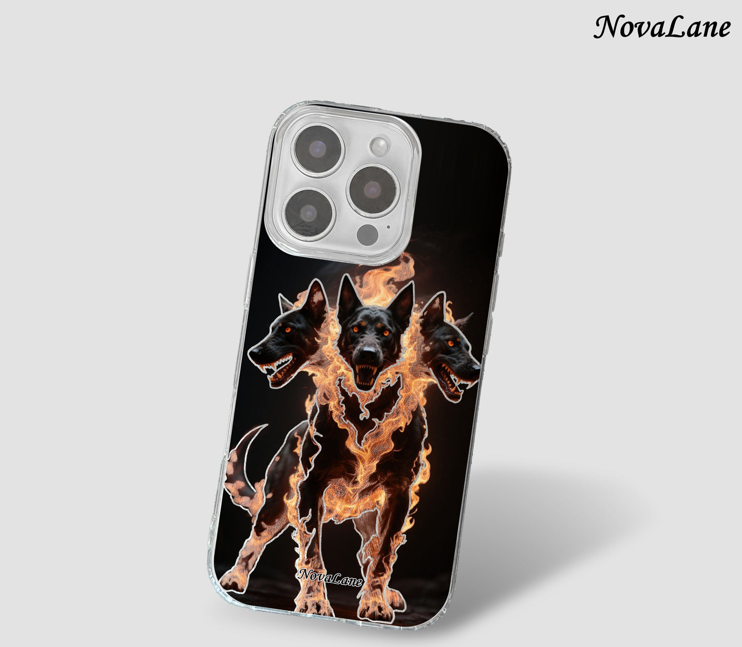 Underworld Cerberus Three Headed Shining Flow Phone Case Cover