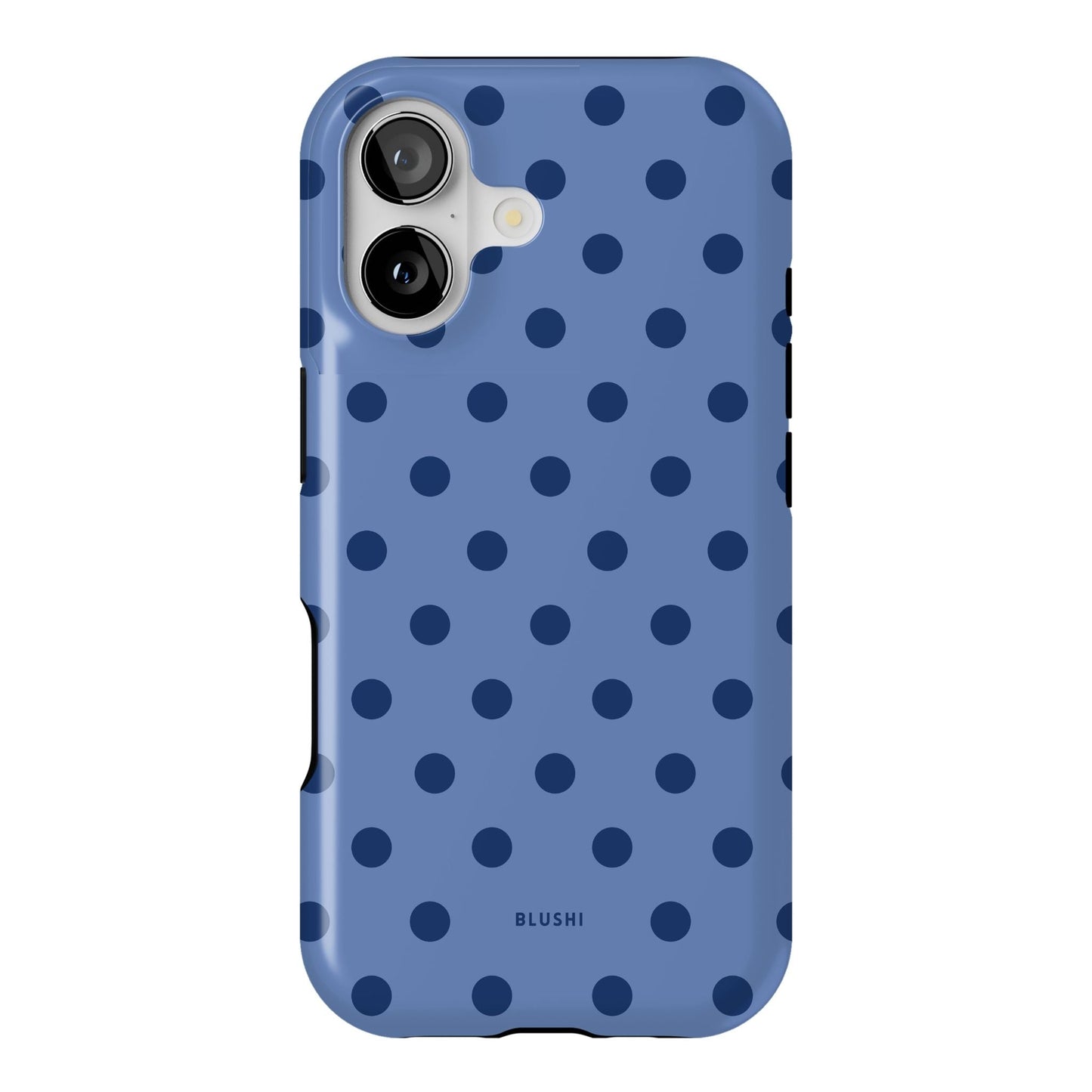 Polka Dot Phone Case⎪Blue and Navy