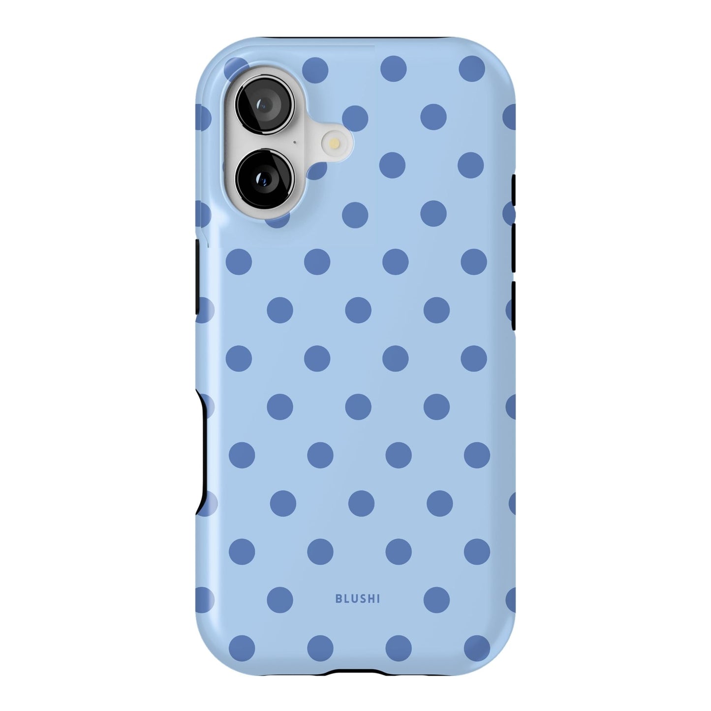 Polka Dot iPhone Case - Light Blue⎪MagSafe