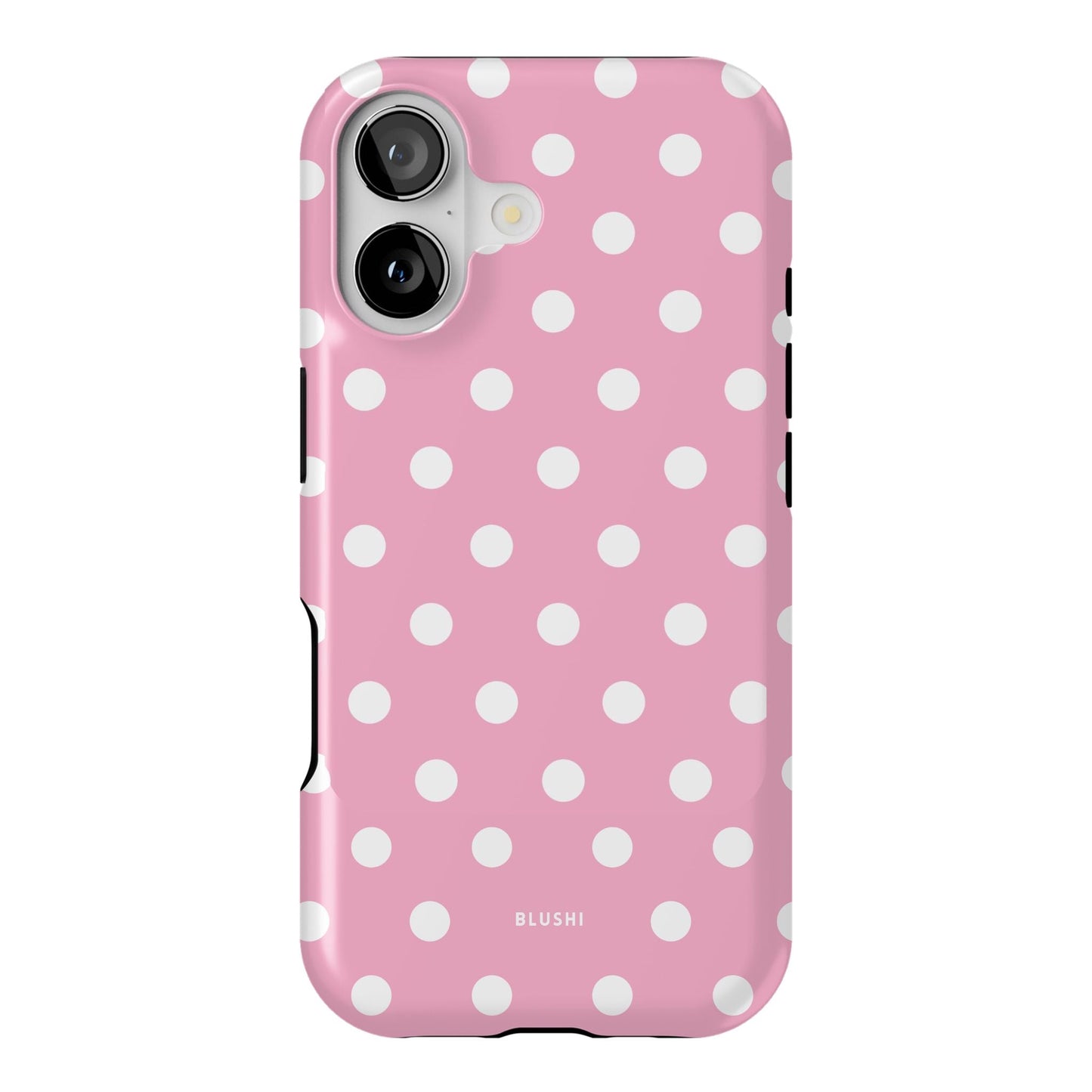 Polka Dot iPhone Case - Pink & White⎪MagSafe