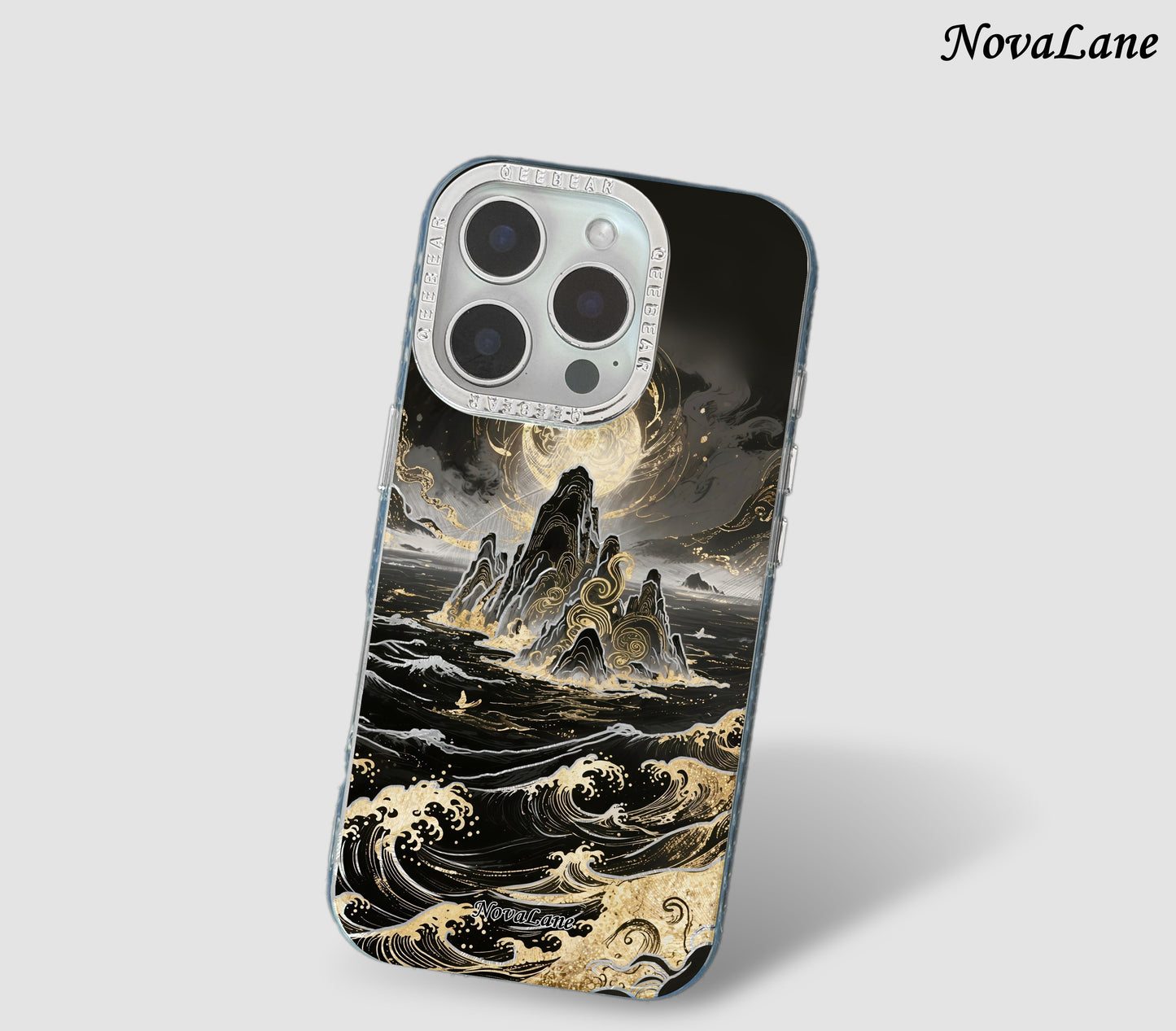 Shining Stone Crystal River Galaxy ShineFlow Phone Case – Aesthetic Cover