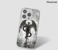 Shining Succubus Demon Black White Magical Creature ShineFlow Phone Case Gothic