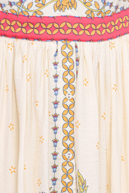 Caelia Maxi Dress - Yellow Multi