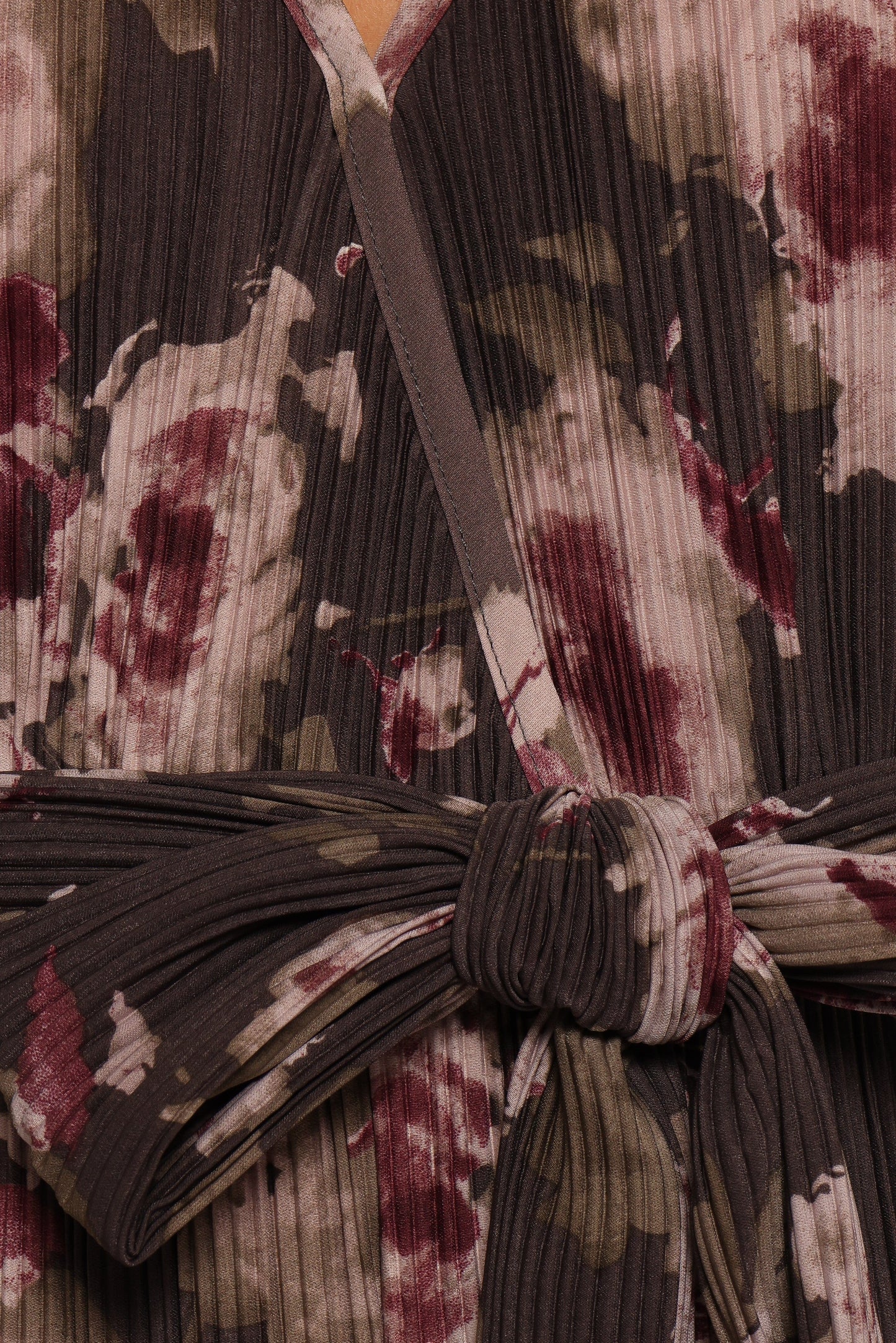 Solange Plisse Jumpsuit - Steel Grey Floral