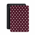 Polka Dot iPad Case⎪Burgundy & Pink