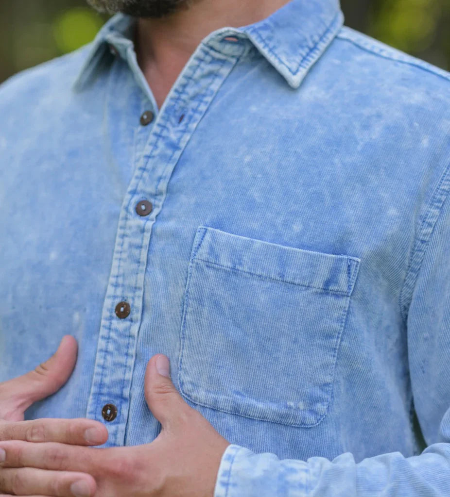 One World Brothers Cape Bretton Sky Corduroy Shirt