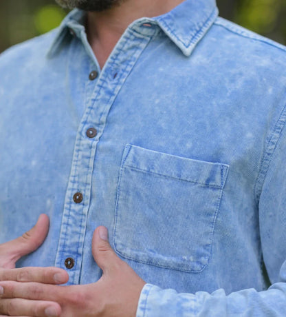 One World Brothers Cape Bretton Sky Corduroy Shirt